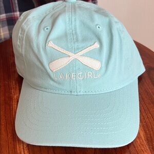 Lakegirl Aqua Baseball Cap